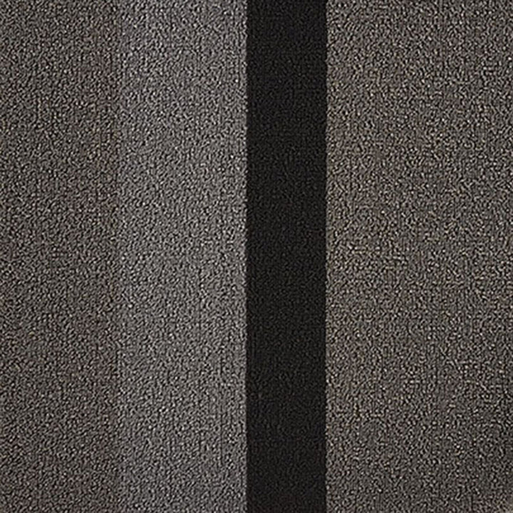chilewich | utility doormat 61x91cm (24x36") | bold stripe silver + black