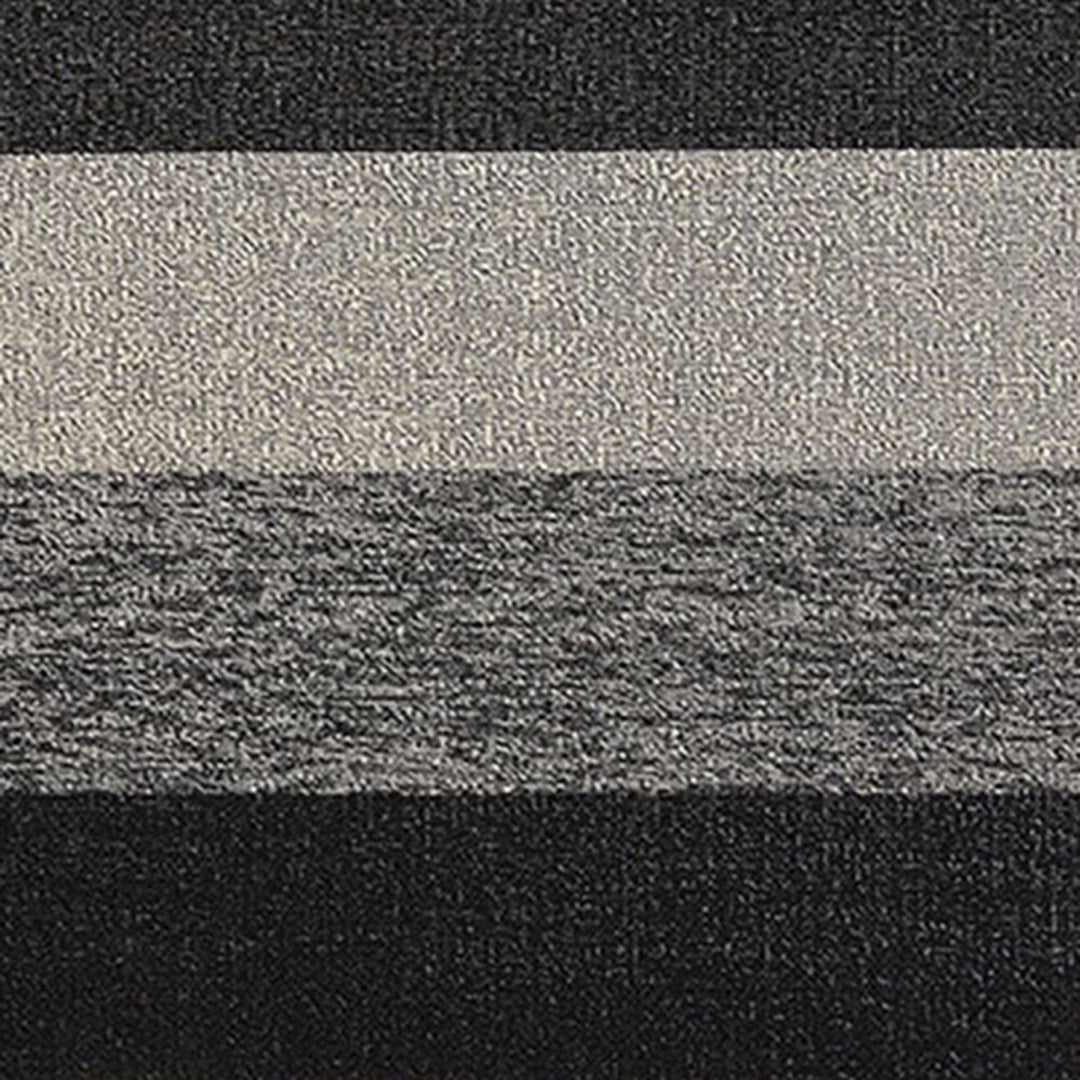 chilewich | big mat 91x152cm (36x60") | marbled stripe salt + pepper