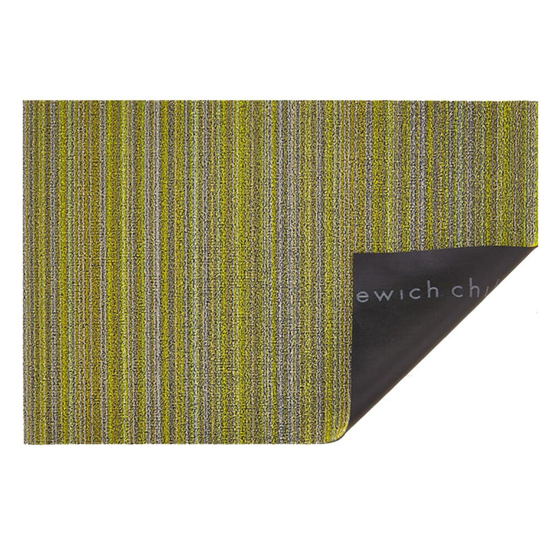 chilewich | large doormat 61x91cm (24x36") | skinny stripe citron