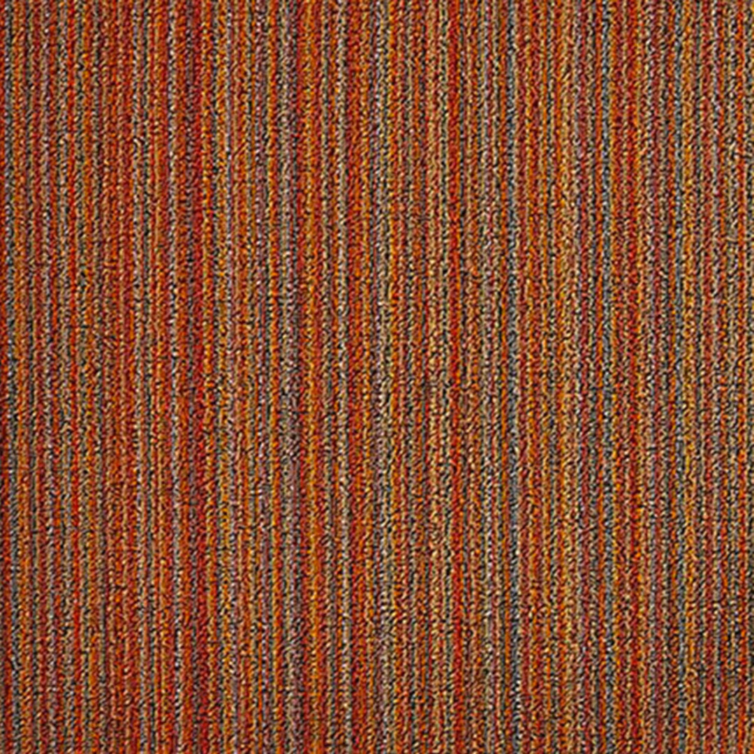 chilewich | shag utility doormat 61x91cm (24x36") | skinny stripe orange