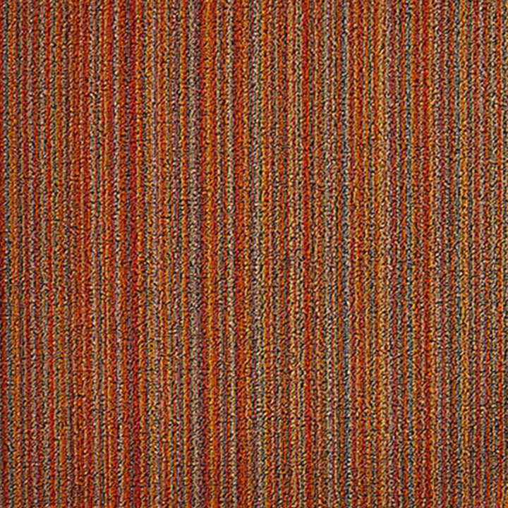 chilewich | shag utility doormat 61x91cm (24x36") | skinny stripe orange