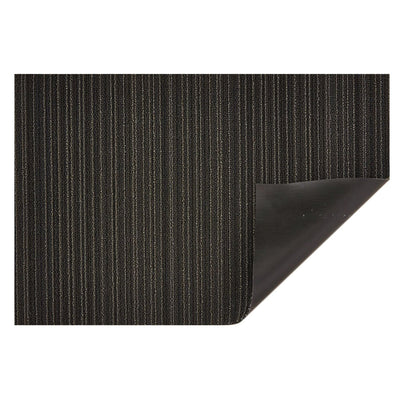chilewich | large doormat 61x91cm (24x36") | skinny stripe steel