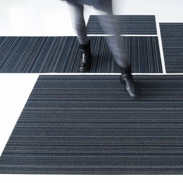 chilewich | runner mat 61x183cm (24x72") | skinny stripe blue