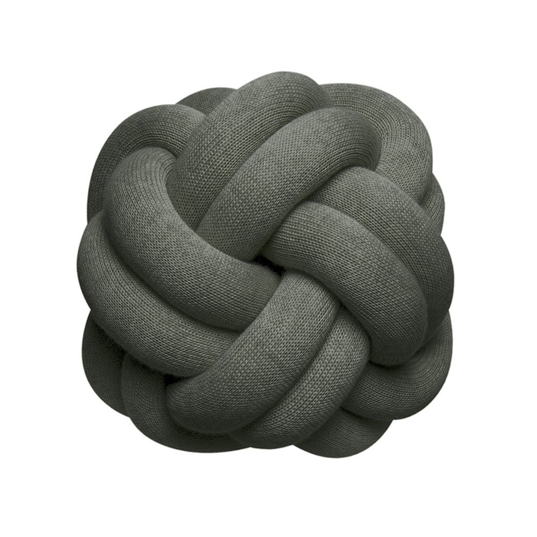 design house stockholm | knot cushion | forest green