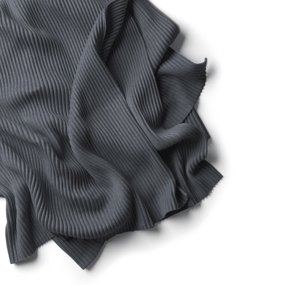 design house stockholm | pleece throw | dark grey
