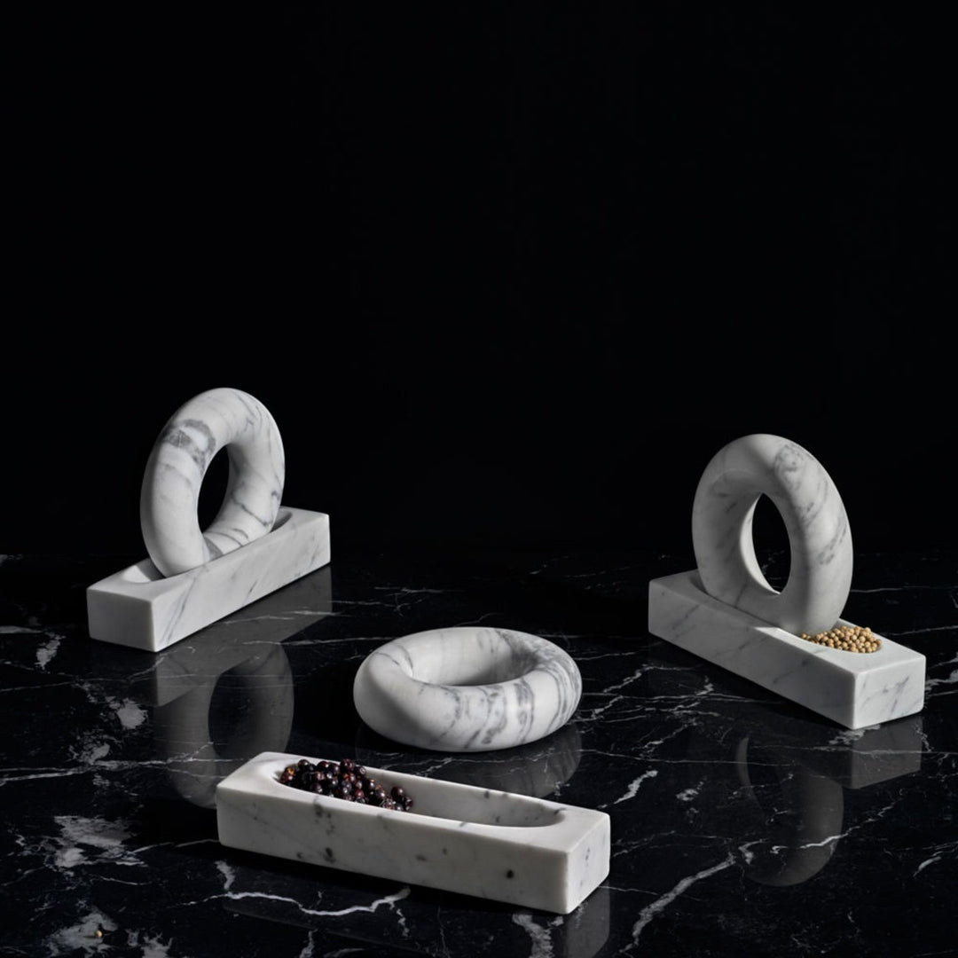 design house stockholm | tondo mortar and pestle | marble