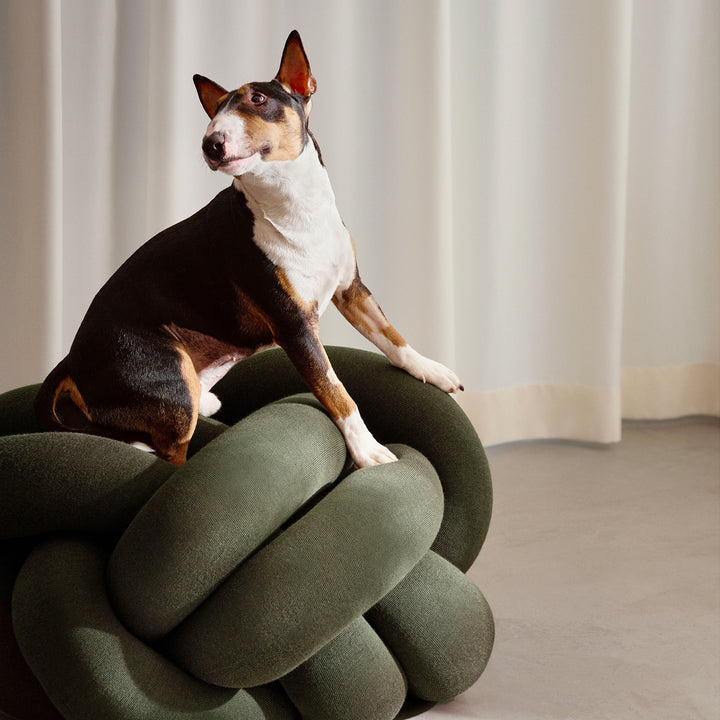 design house stockholm | knot seat cushion XL | forest green