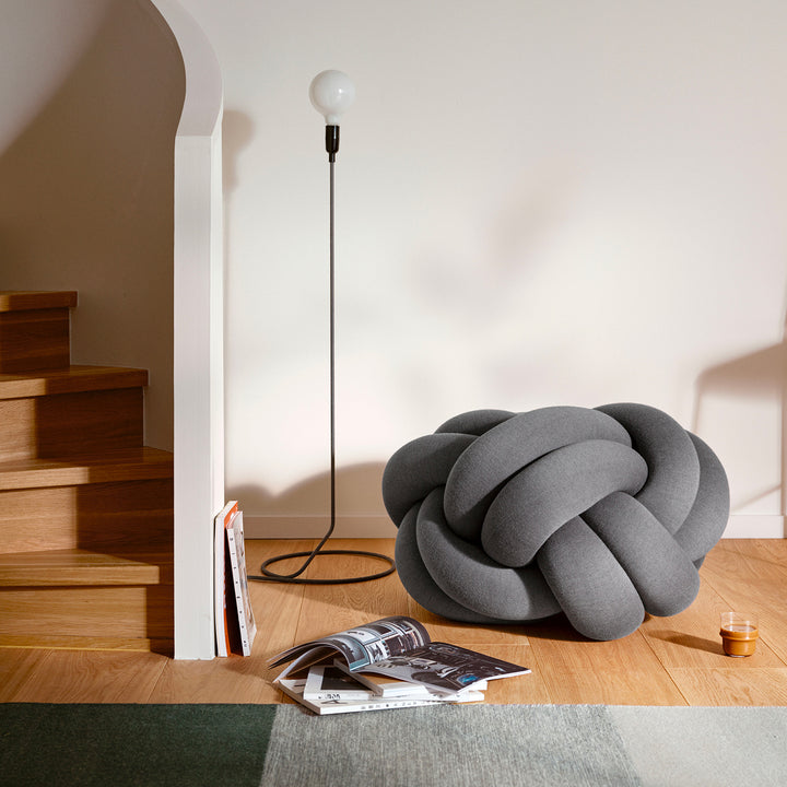 design house stockholm | knot seat cushion XL | grey