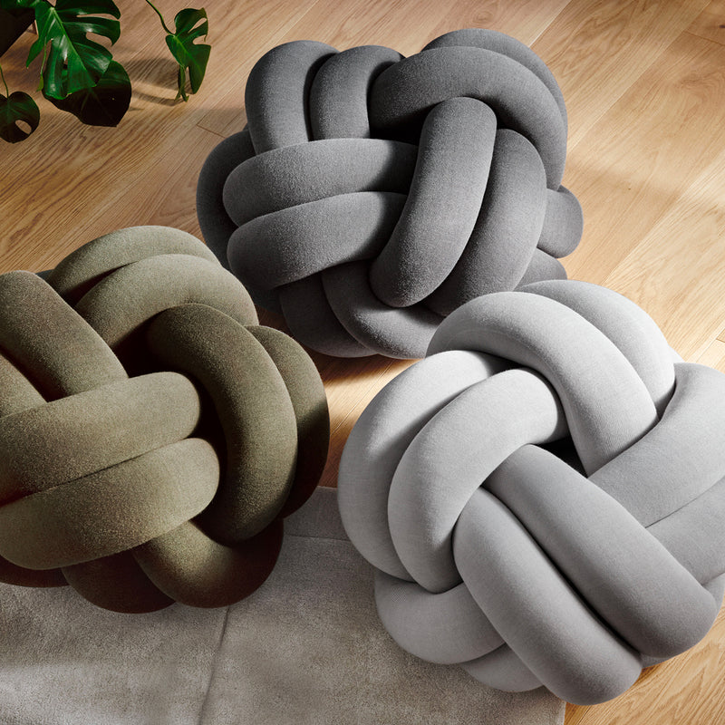 design house stockholm | knot seat cushion XL | grey