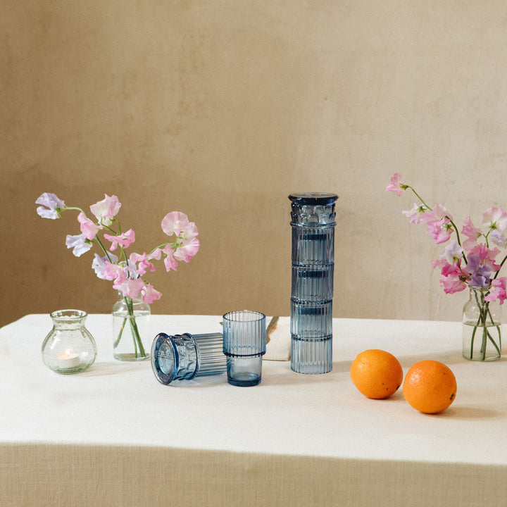 doiy | athena stackable glasses | blue ~ DC