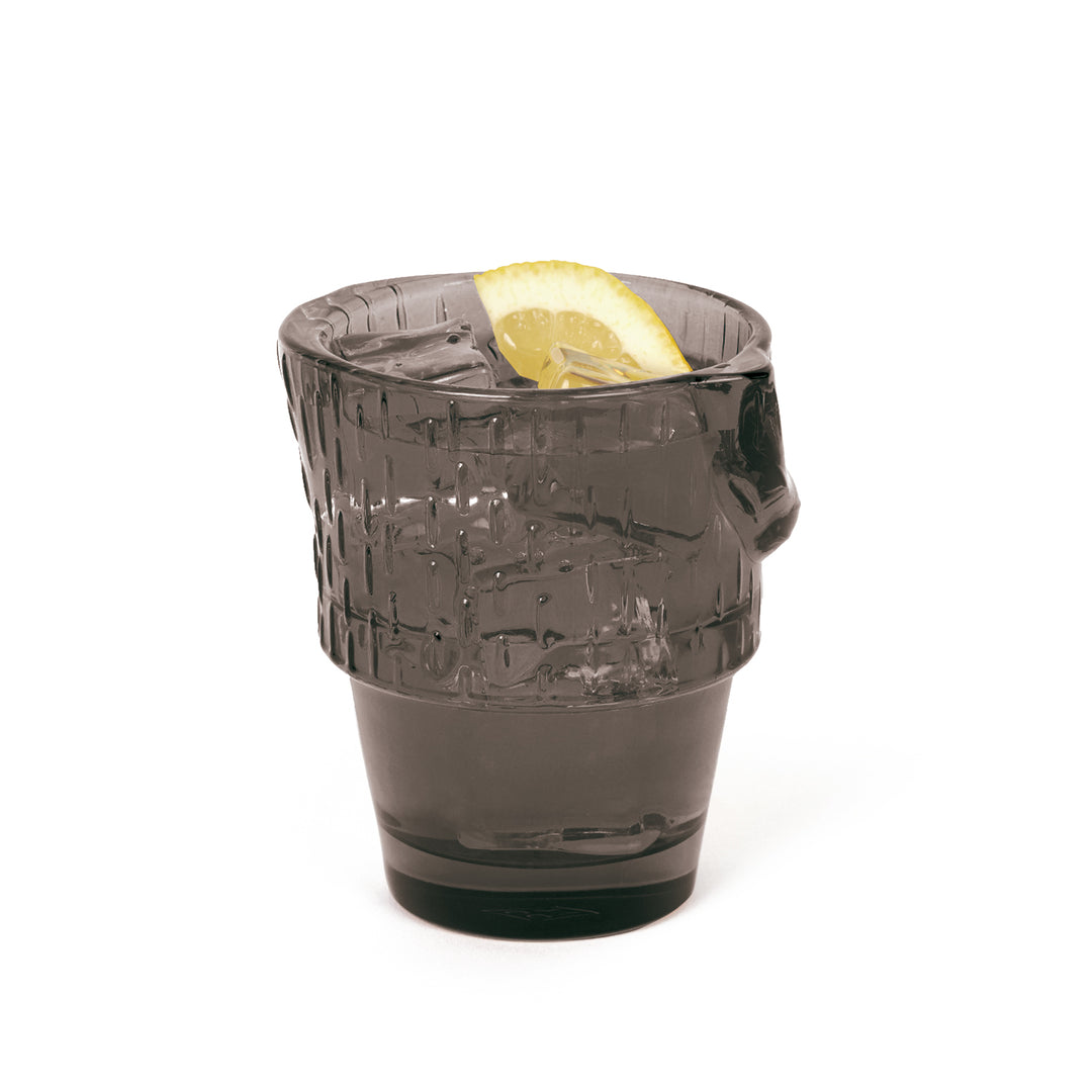 doiy | kitty stackable glasses | black