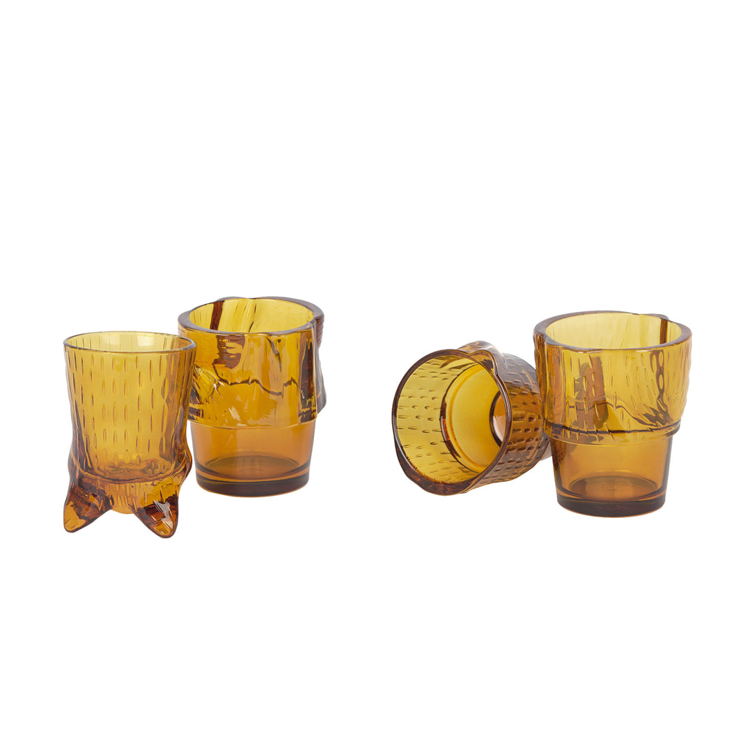 doiy | kitty stackable glasses | ginger