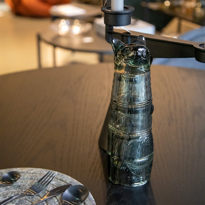 doiy | kitty stackable glasses | black