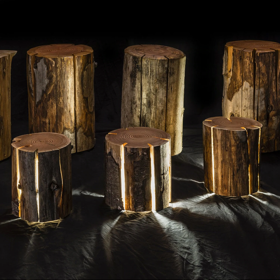duncan meerding | cracked log lamp
