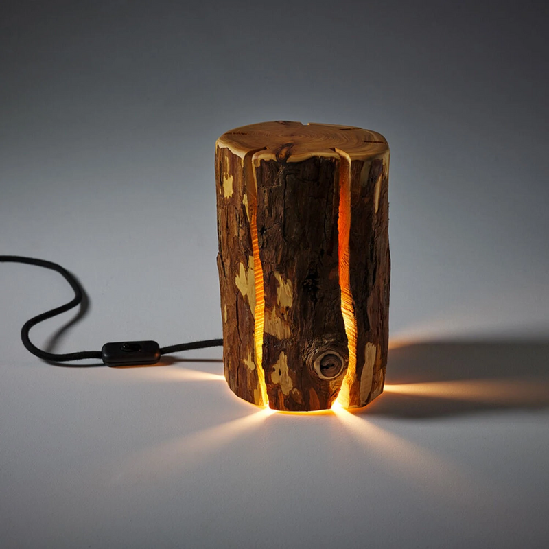 duncan meerding | cracked log lamp