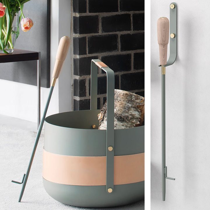 eldvarm | emma wood basket | lichen - DC