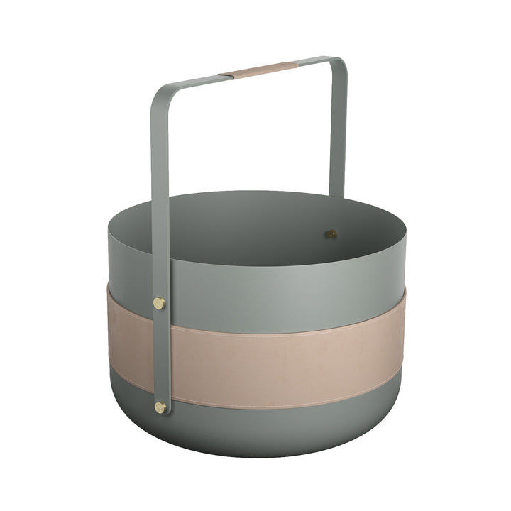 eldvarm | emma wood basket | lichen - DC