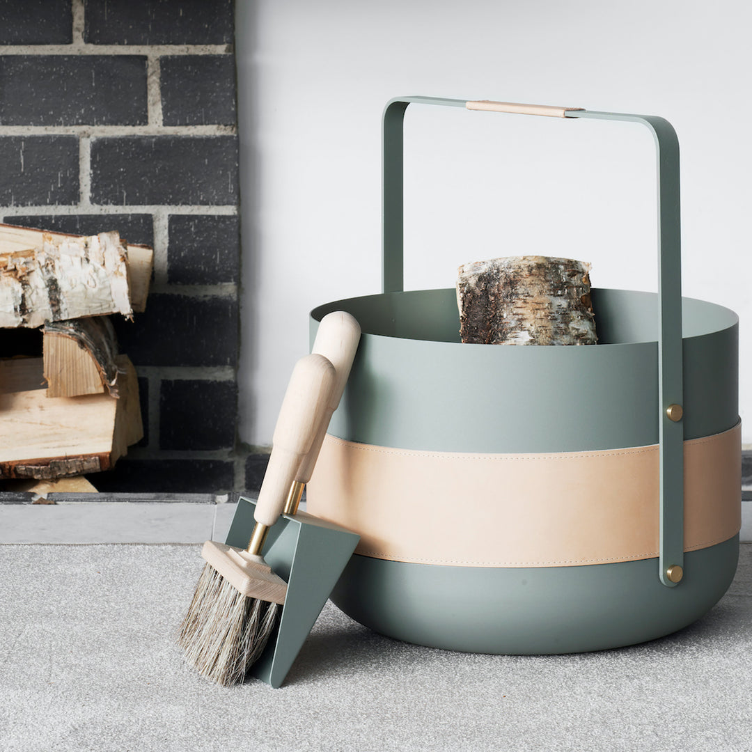 eldvarm | emma wood basket | lichen - DC