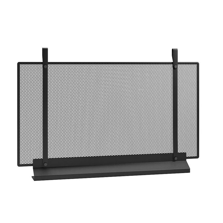 eldvarm | emma fireplace screen | noir 95