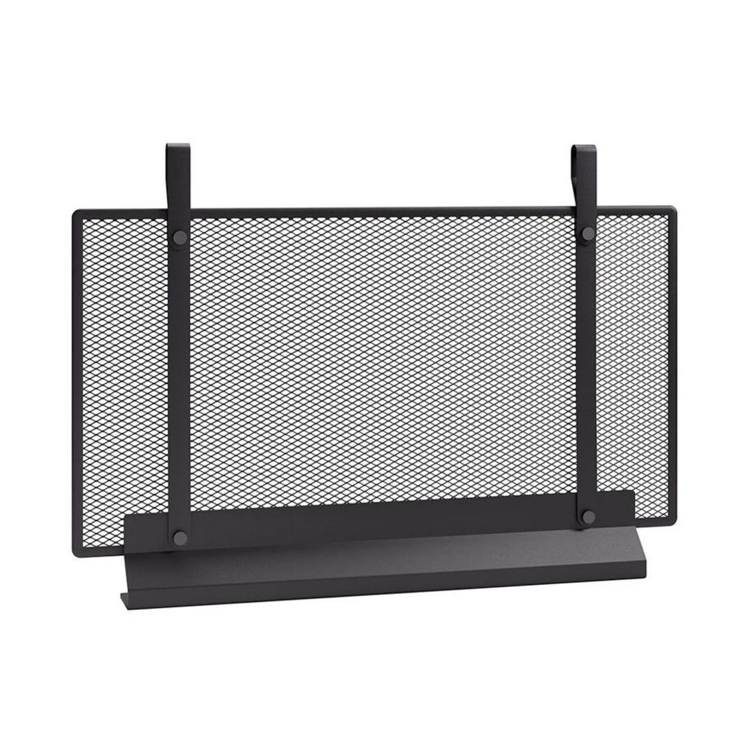eldvarm | emma fireplace screen | noir 70