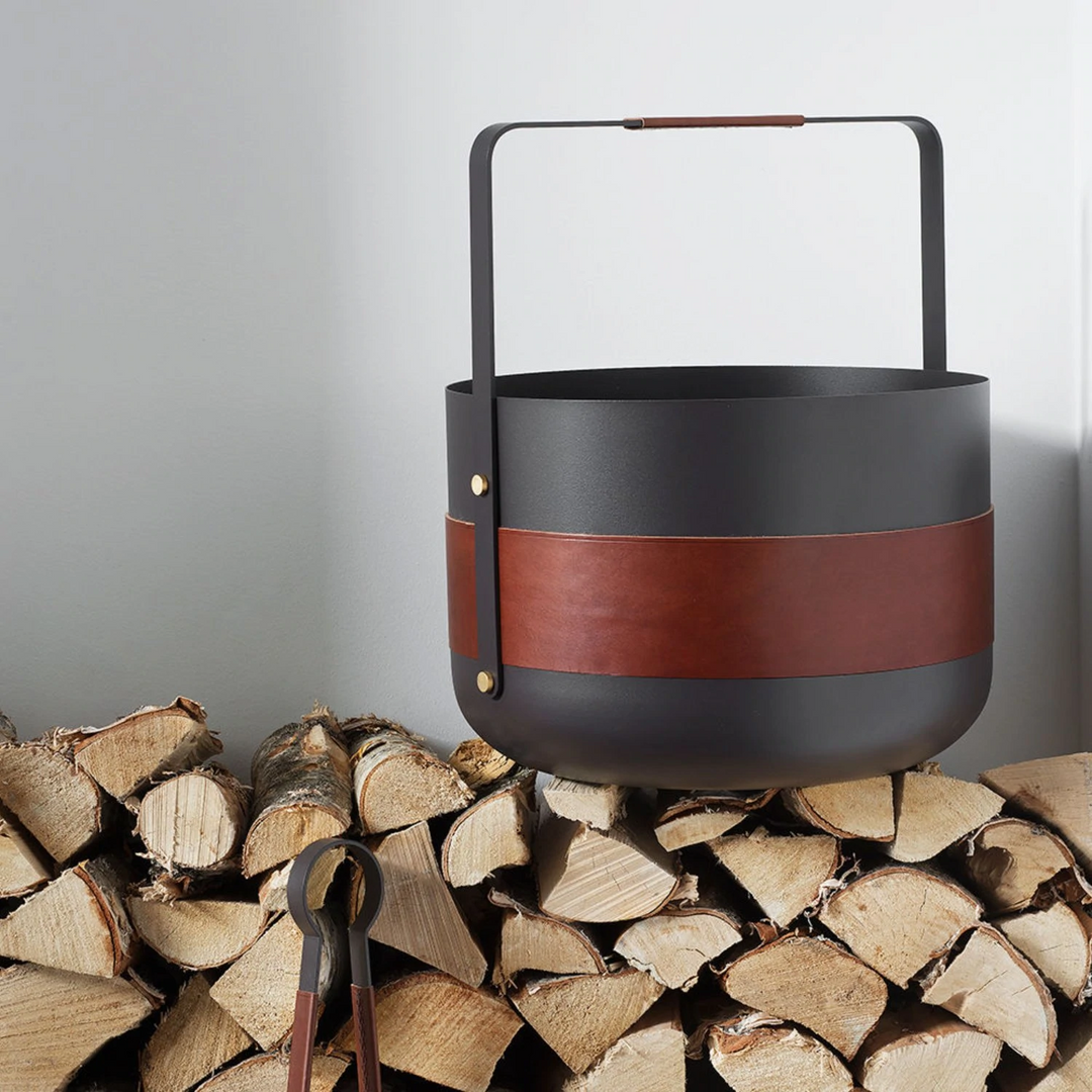 eldvarm | emma wood basket | havane