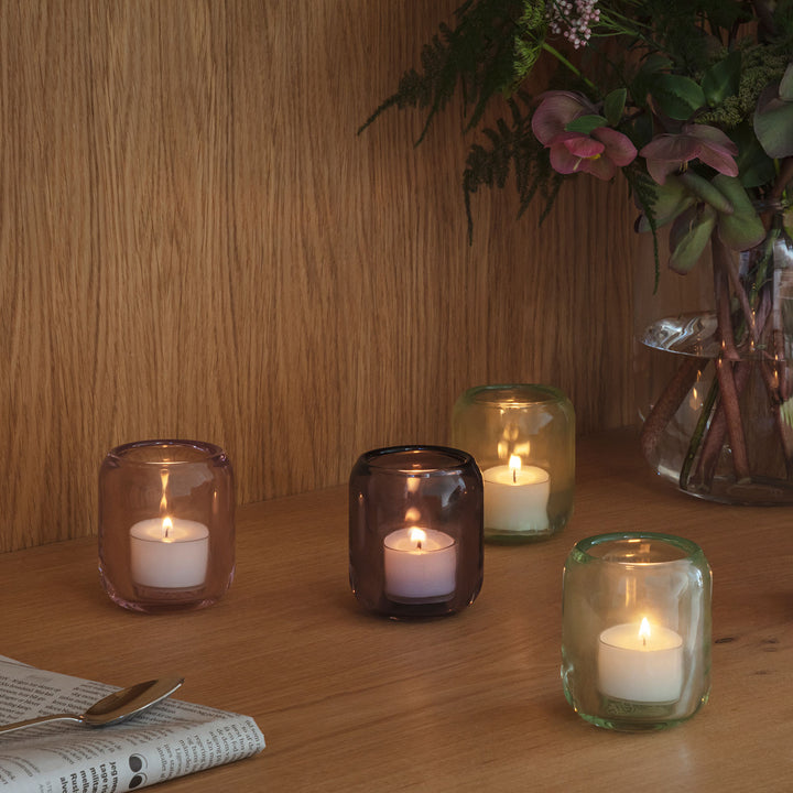 eva solo | acorn tealight candle holder set | hazel brown - DC