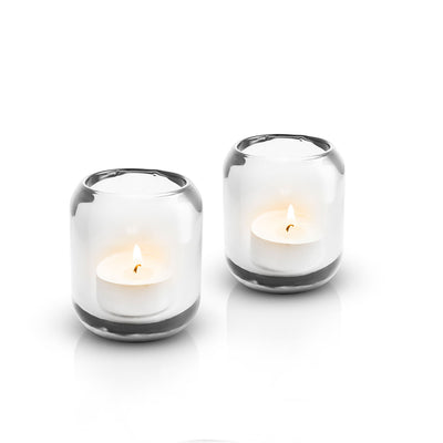 eva solo | acorn tealight candle holder set | clear