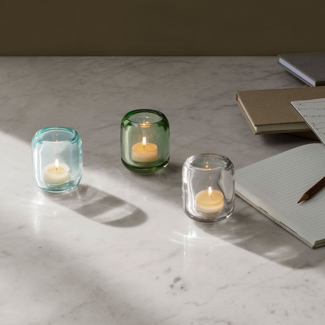 eva solo | acorn tealight candle holder set | clear