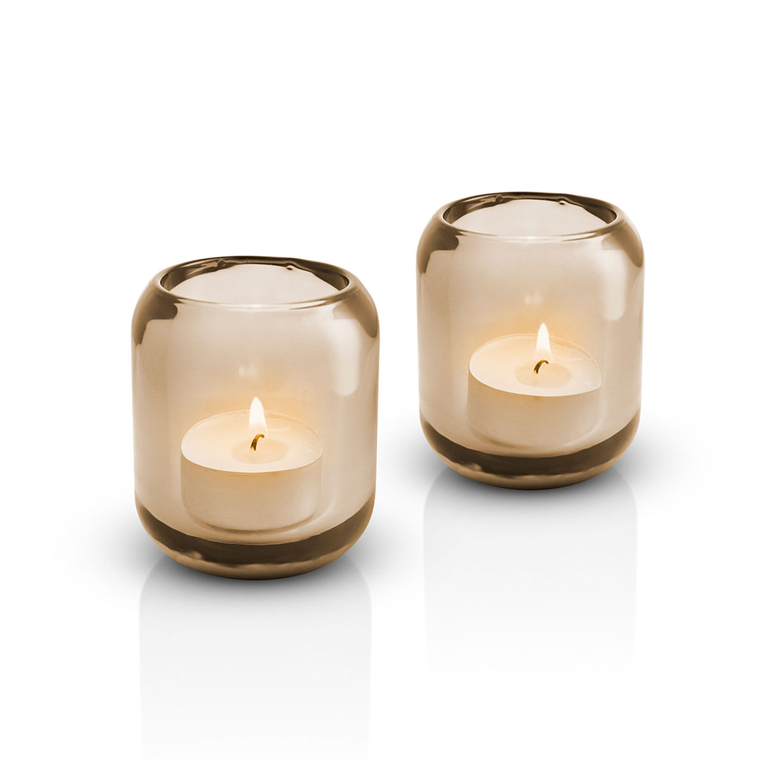 eva solo | acorn tealight candle holder set | hazel brown - DC