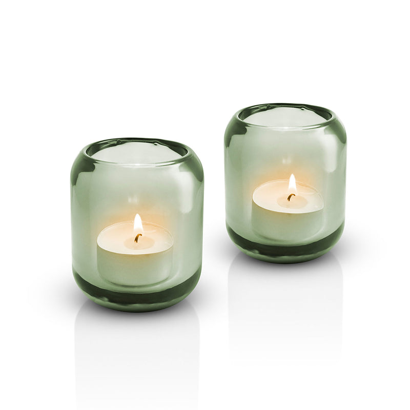 eva solo | acorn tealight candle holder set | leaf green