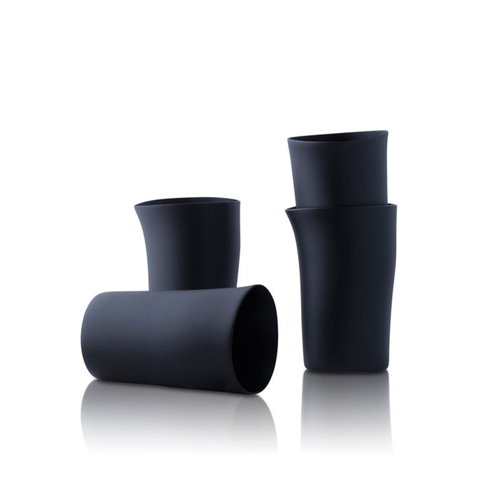 fink | beakers | set of 4 | black matte