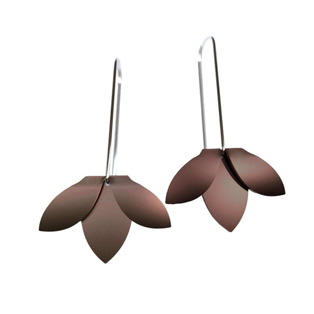 fink | earrings | flip point | mocha ~ DC