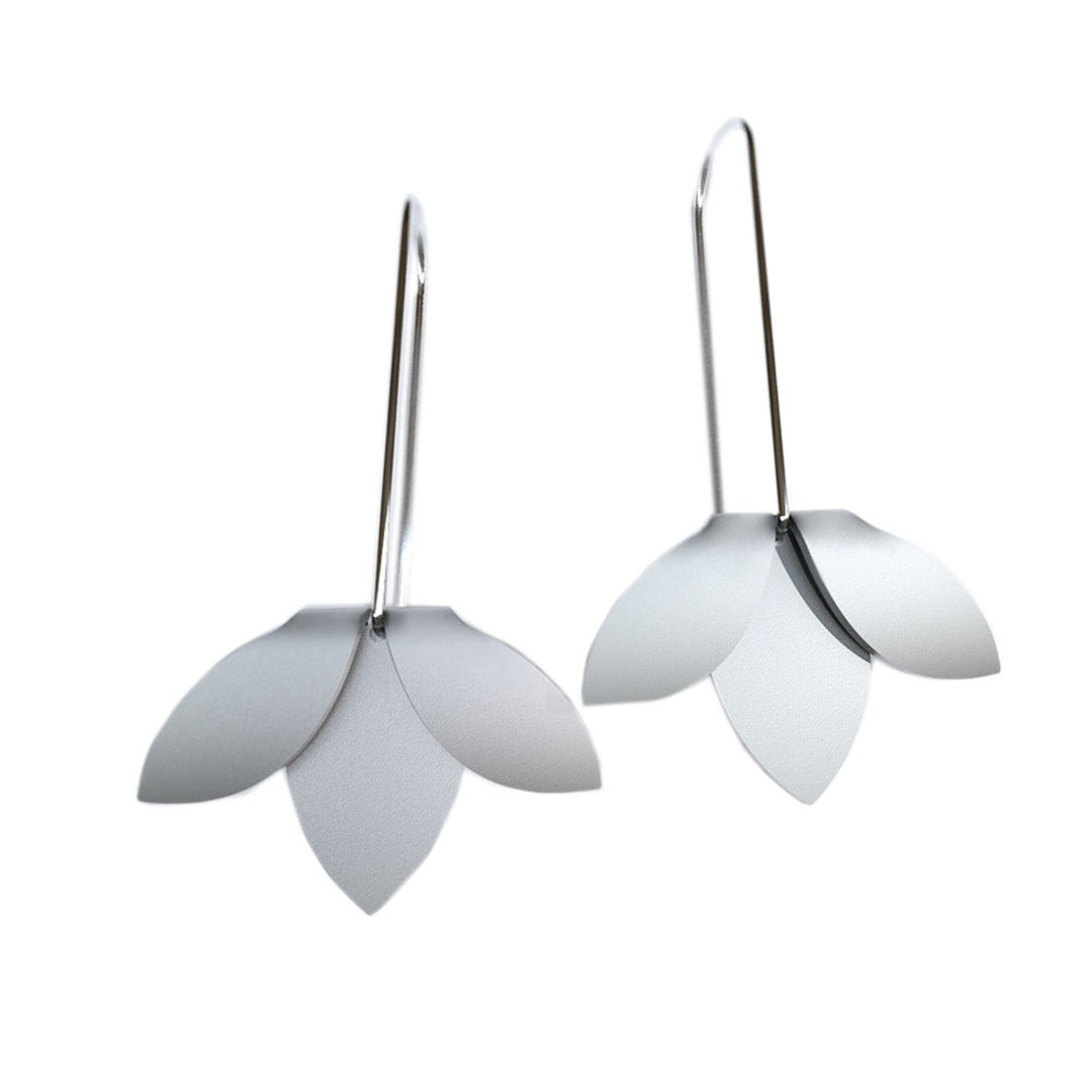 fink | earrings | flip point | silver