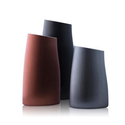 fink | vase | charcoal (winter) small