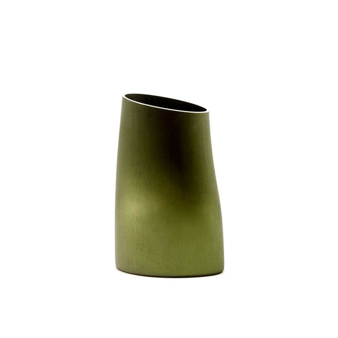 fink | vase | olive green small