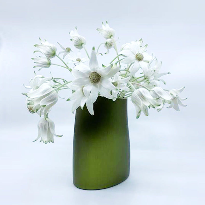fink | vase | olive green small