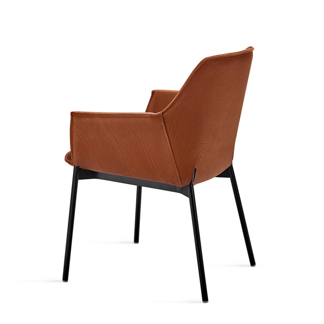 freifrau | grace armchair high | magnum cognac leather
