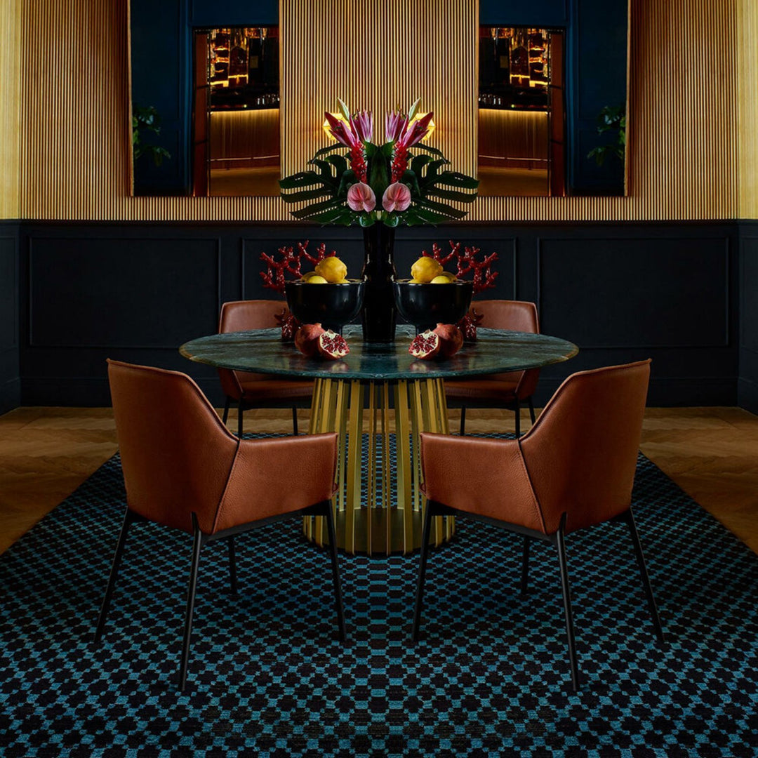 freifrau | grace armchair high | magnum cognac leather