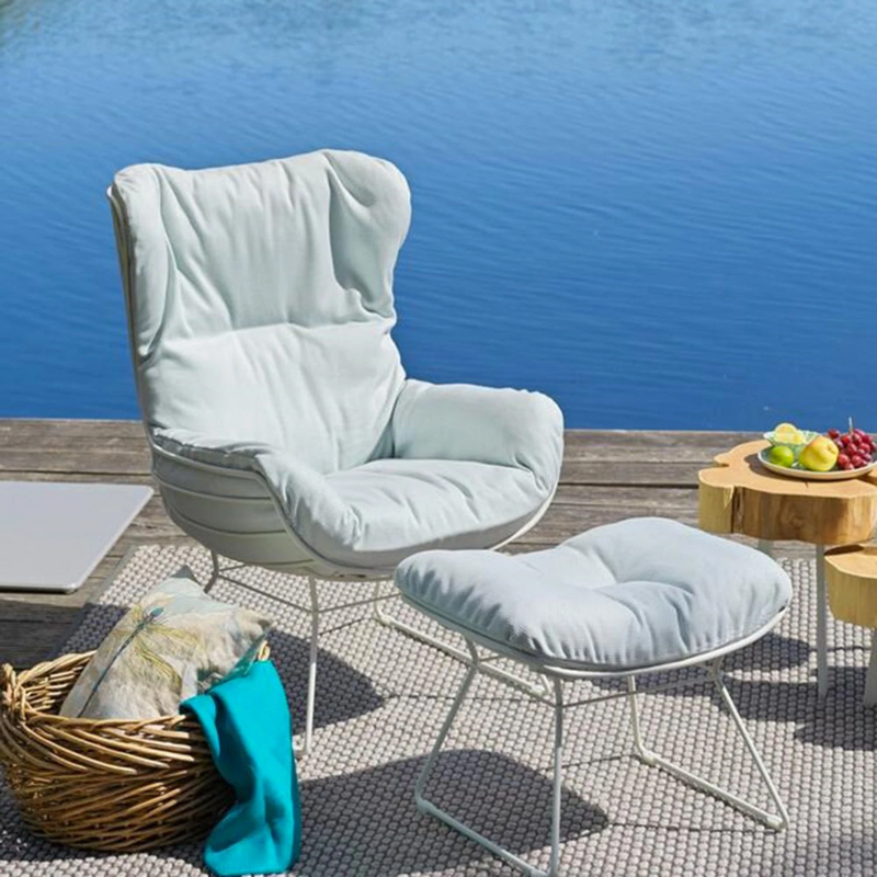 freifrau | leyasol outdoor wingback chair | wire frame | lopi beldi
