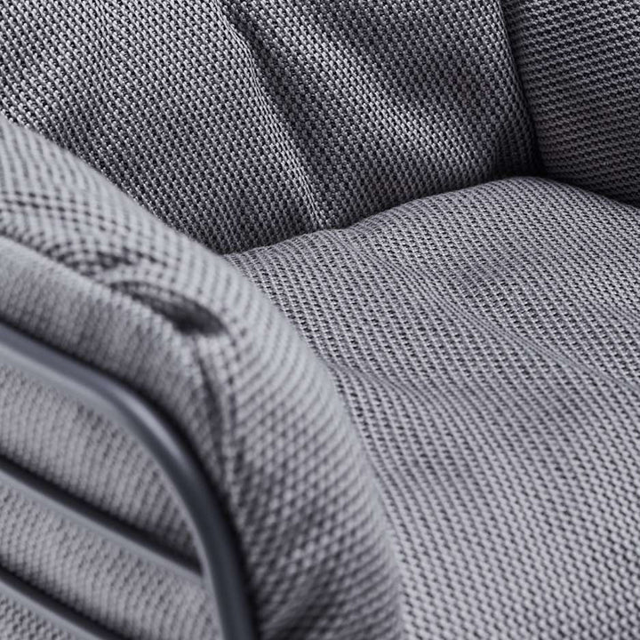 freifrau | leyasol outdoor wingback rocking chair | lopi ash + black frame