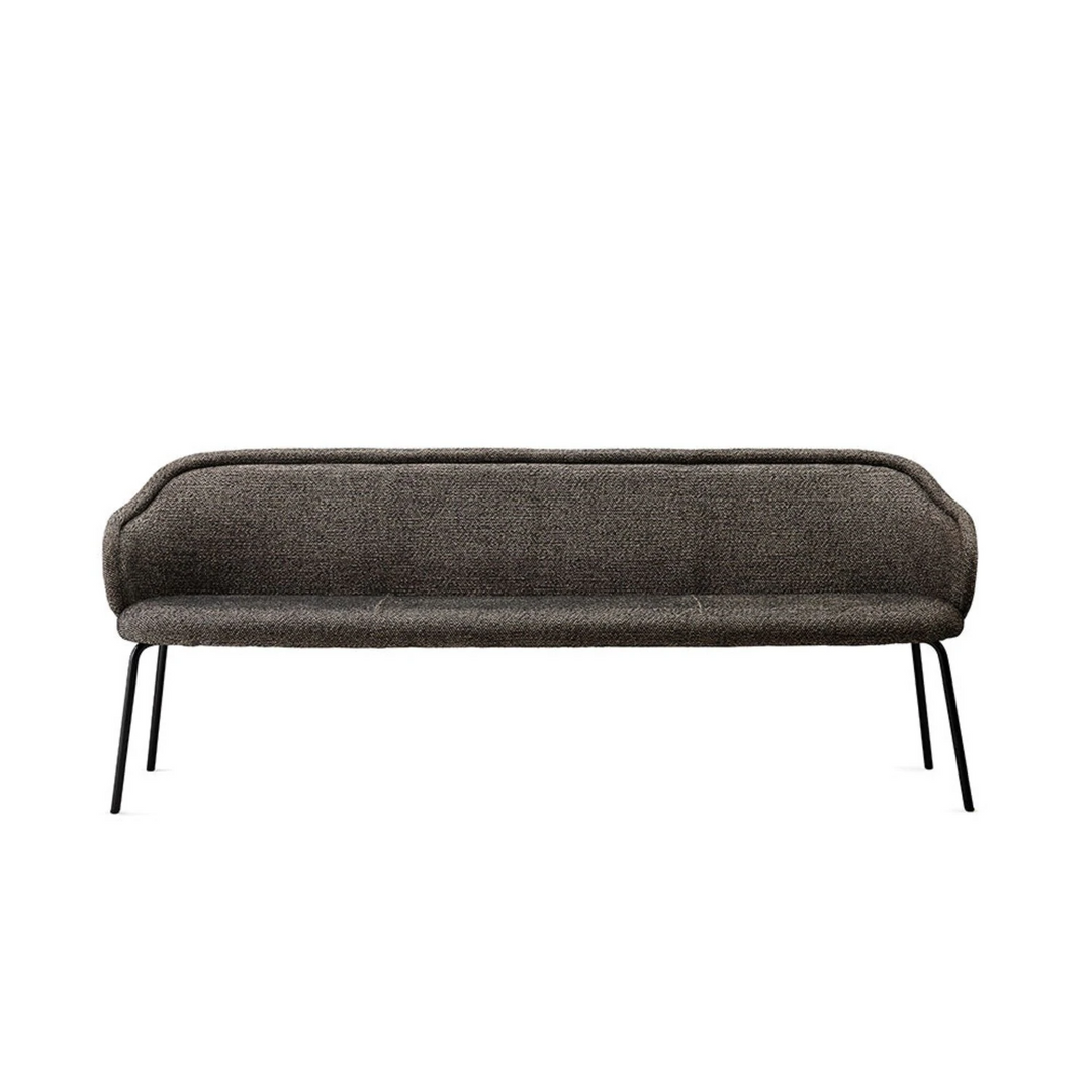 freifrau | ona curve bench 140cm | steel frame | safire 0001 - EX DISPLAY