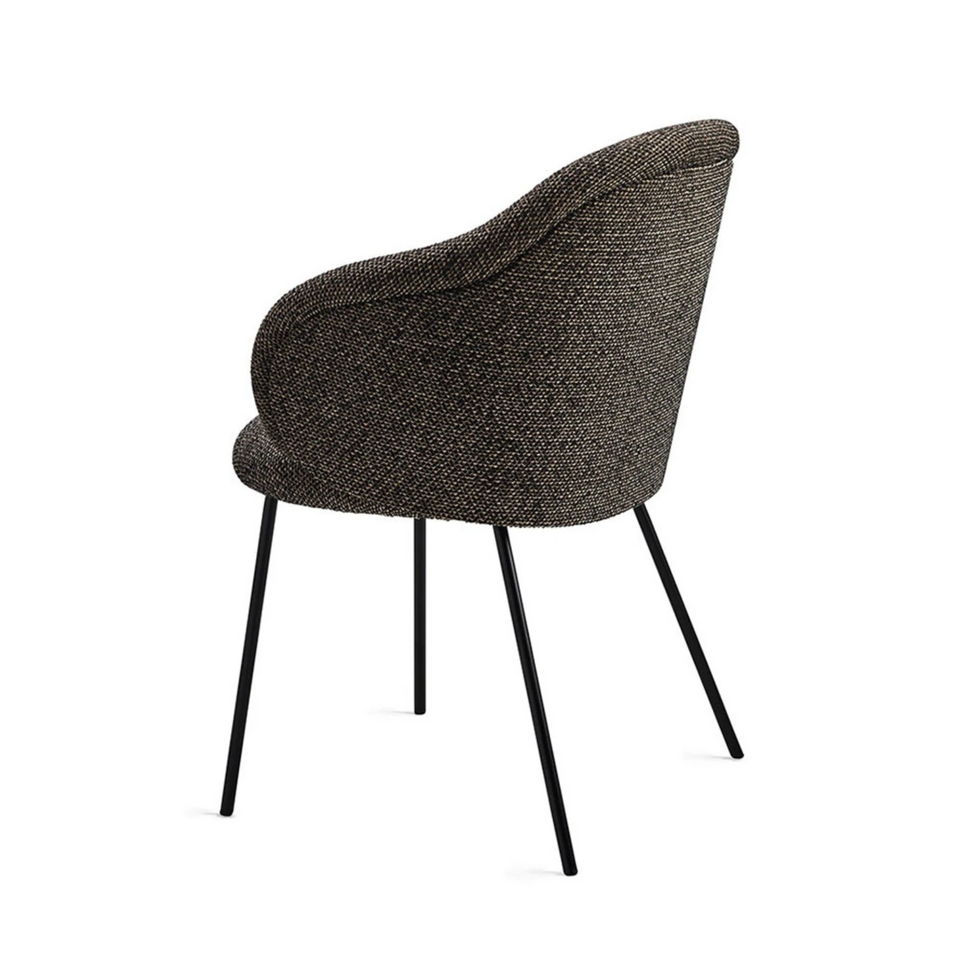 freifrau | ona curve armchair 2020 | steel frame | shake steel