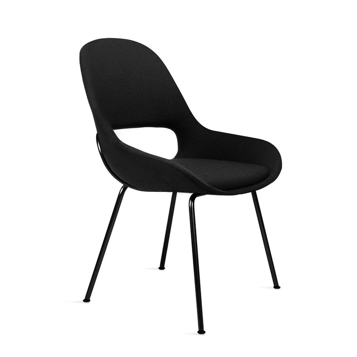 freifrau | theia armchair low | steel frame black | smart charbon