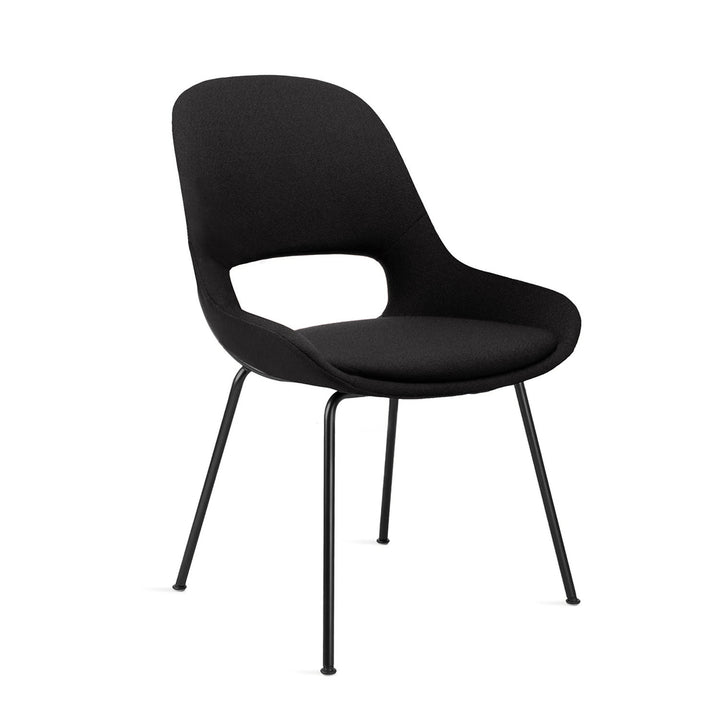freifrau | theia armchair low | steel frame black | smart charbon