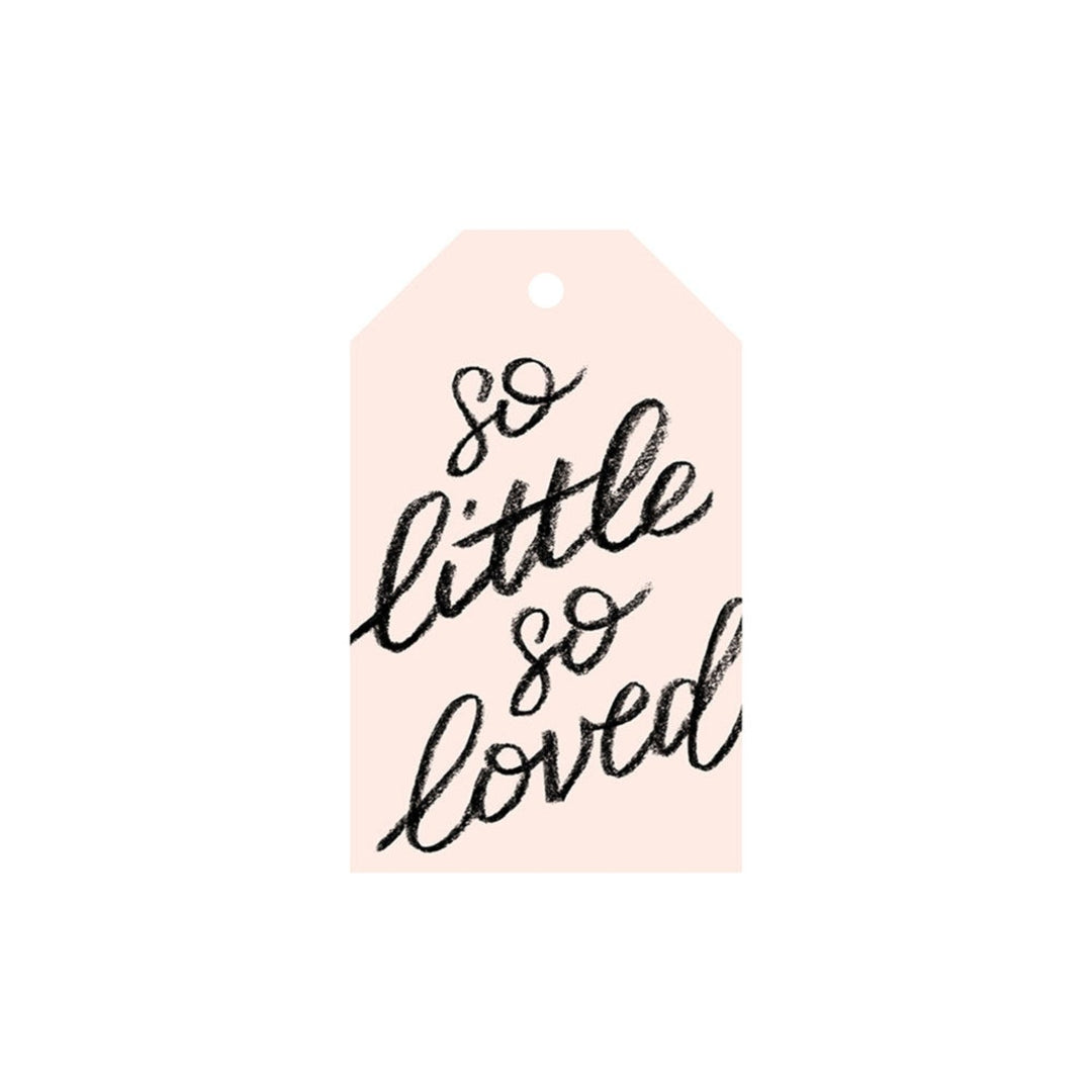 galina dixon | gift tag | so little so loved (blush)