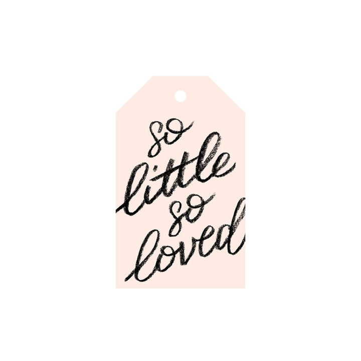 galina dixon | gift tag | so little so loved (blush)