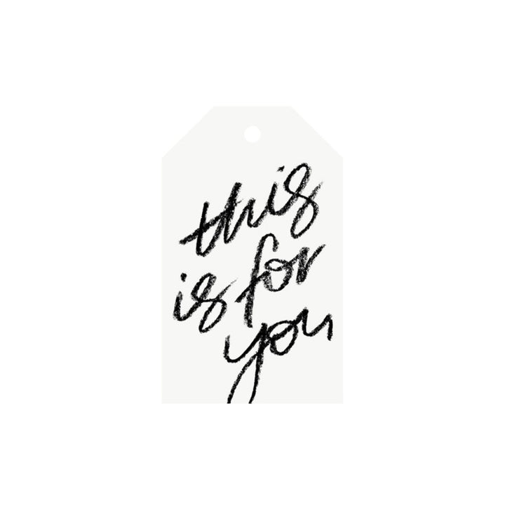 galina dixon | gift tag | this is for you