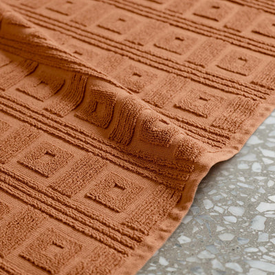 greg natale | astoria towelling collection | terracotta ~ DC
