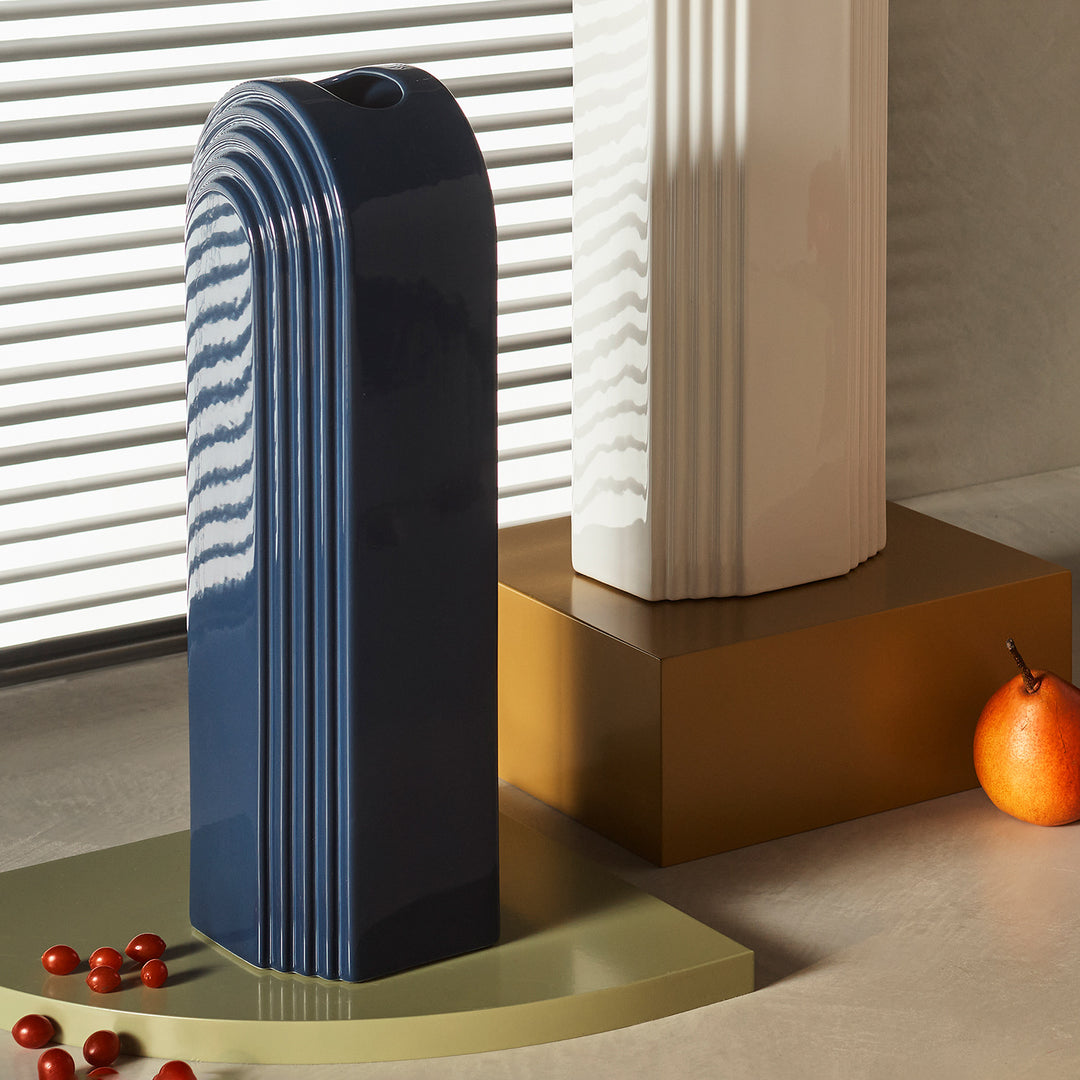 greg natale | avalon vase | navy ~ DC