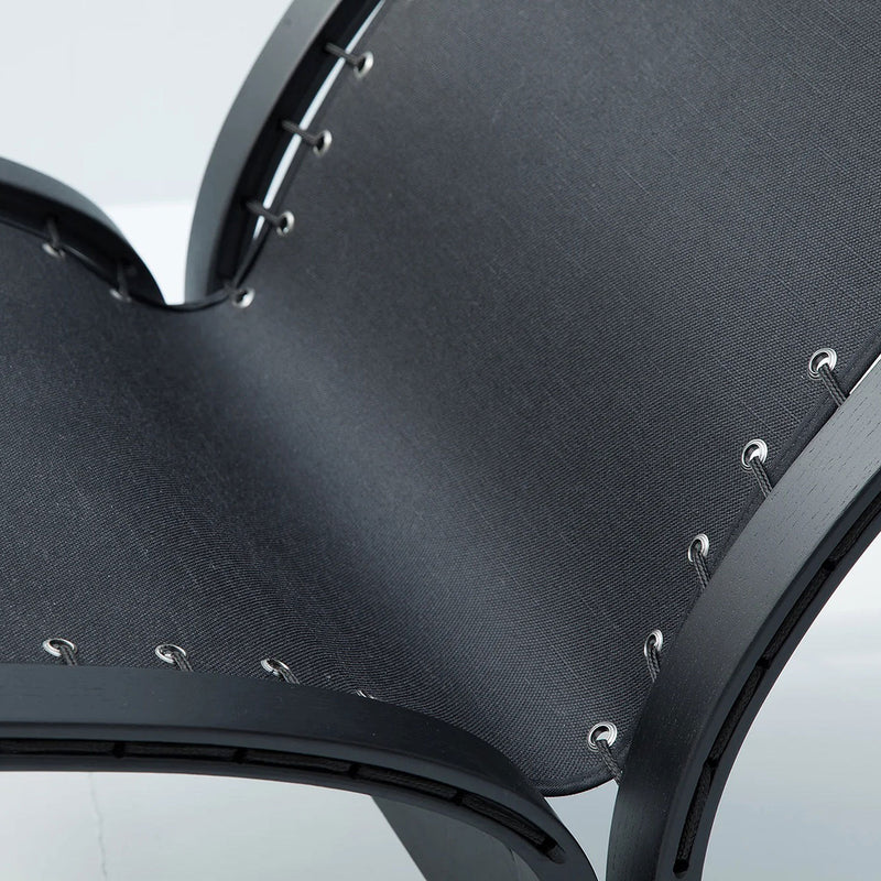 hjelle | siesta classic 302 chair | low back | black oak + hemsen HA19 leather